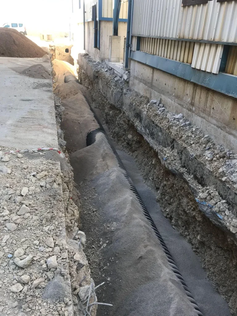 MMK METALURJİ 800’lük Koruge Boru Döşeme