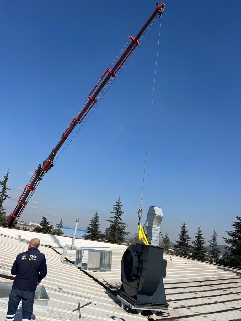 Tekno Kauçuk GOSB Tesisi Havalandırma Tesisatı İşi