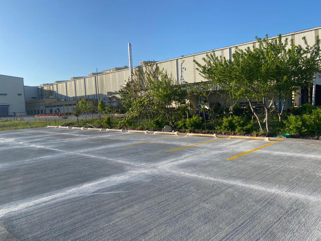 MMK METALURJİ Saha Betonu Yapımı
